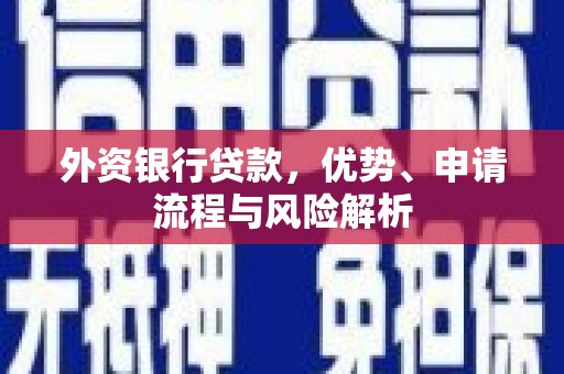 永福外资银行贷款，优势、申请流程与风险解析