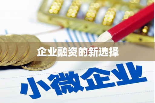 永福企业融资的新选择