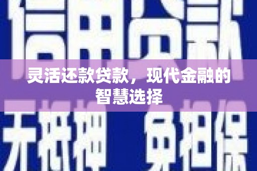 永福灵活还款贷款，现代金融的智慧选择