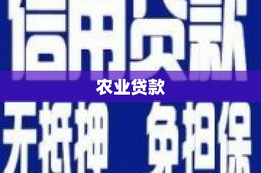 永福农业贷款