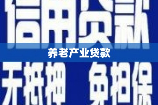 永福养老产业贷款