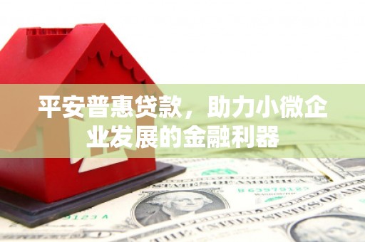 永福平安普惠贷款，助力小微企业发展的金融利器